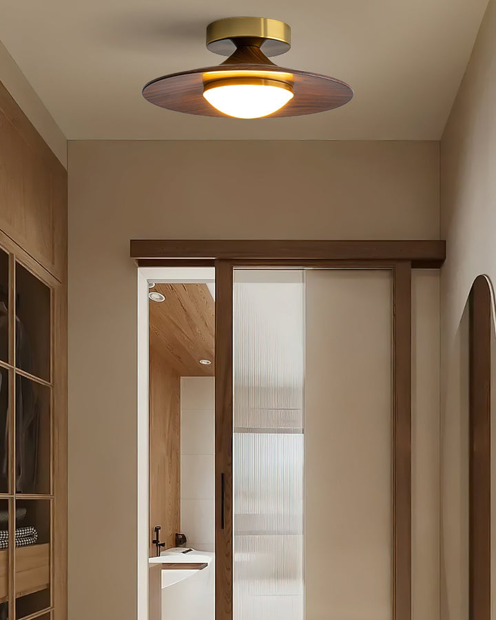 Vento Wood Ceiling Light