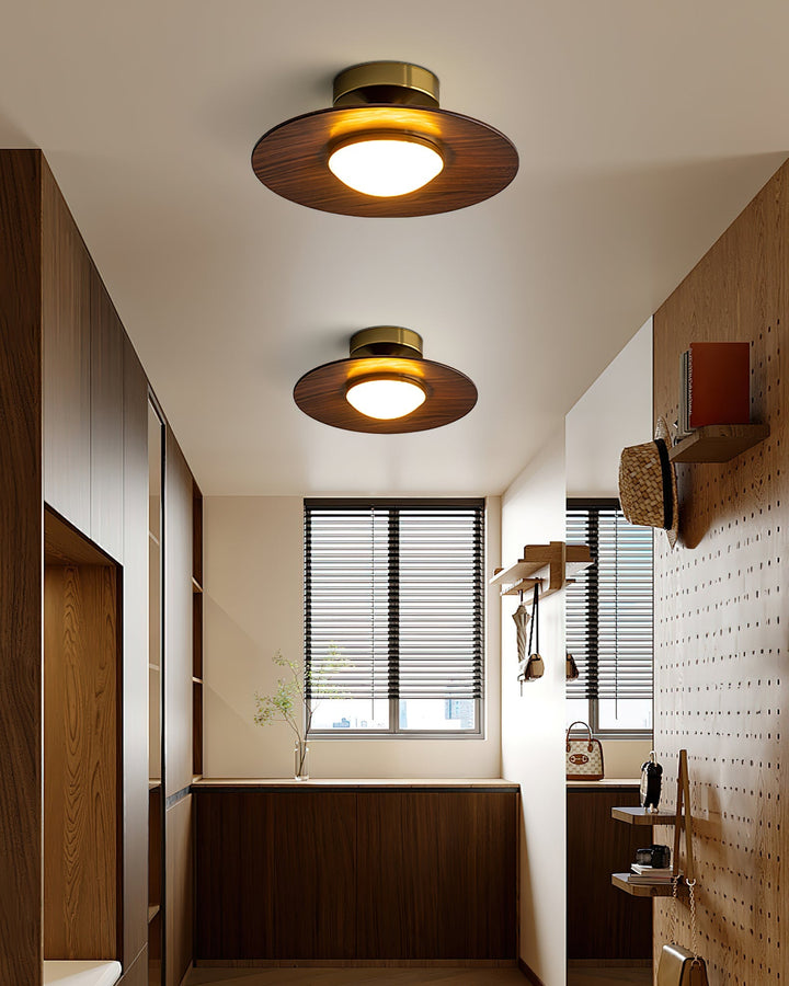Vento Wood Ceiling Light