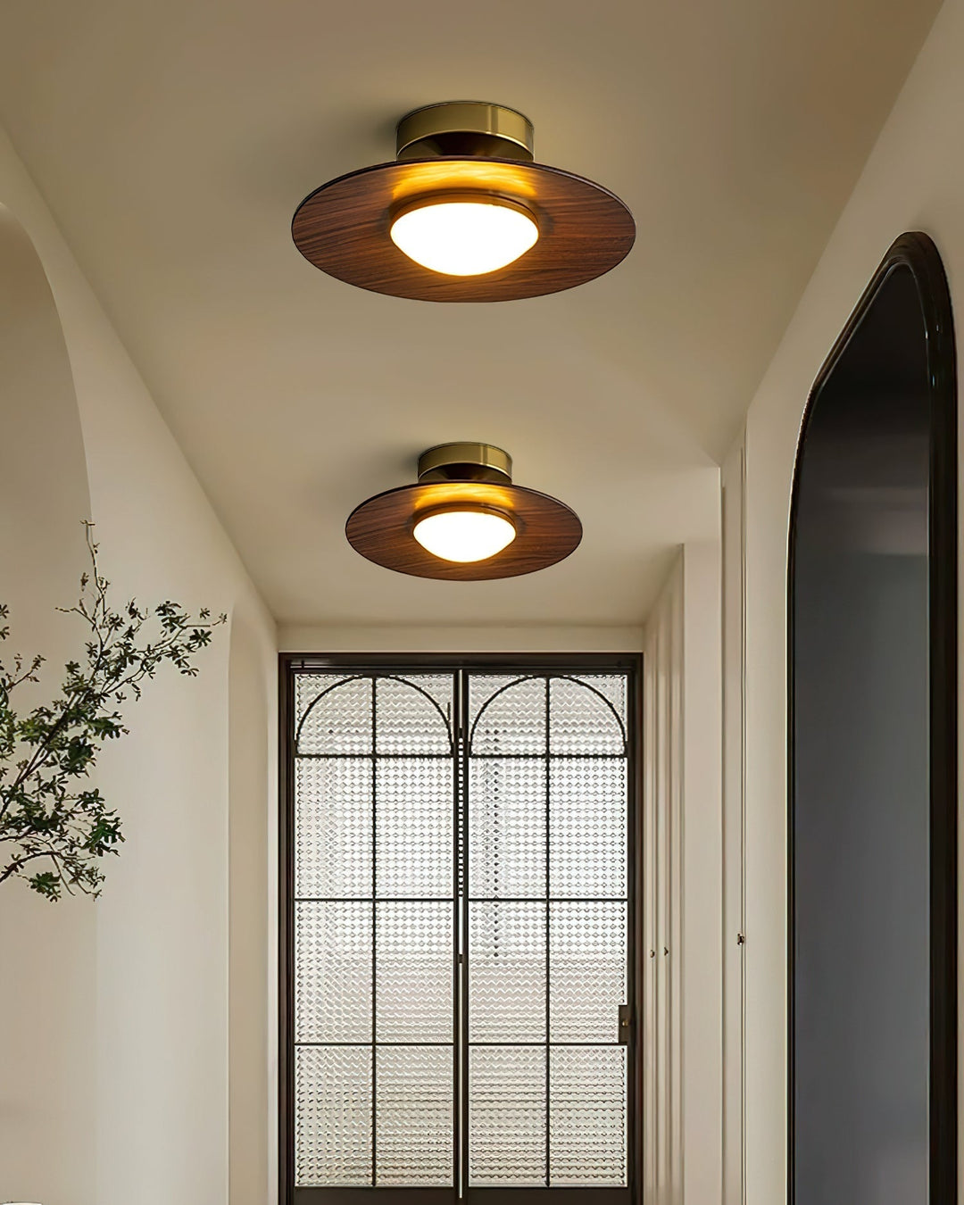 Vento Wood Ceiling Light