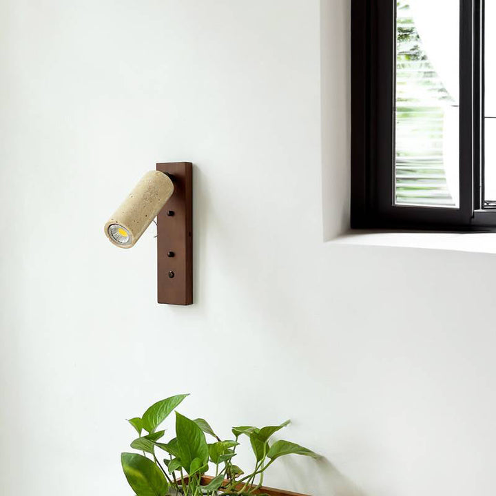 Oden Travertine Wall Sconce
