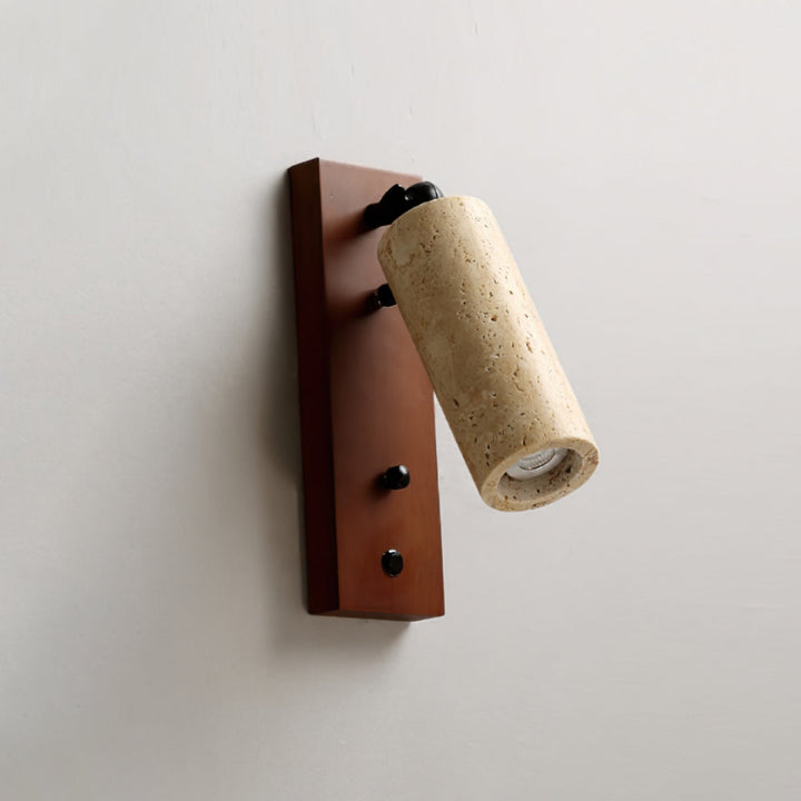 Oden Travertine Wall Sconce