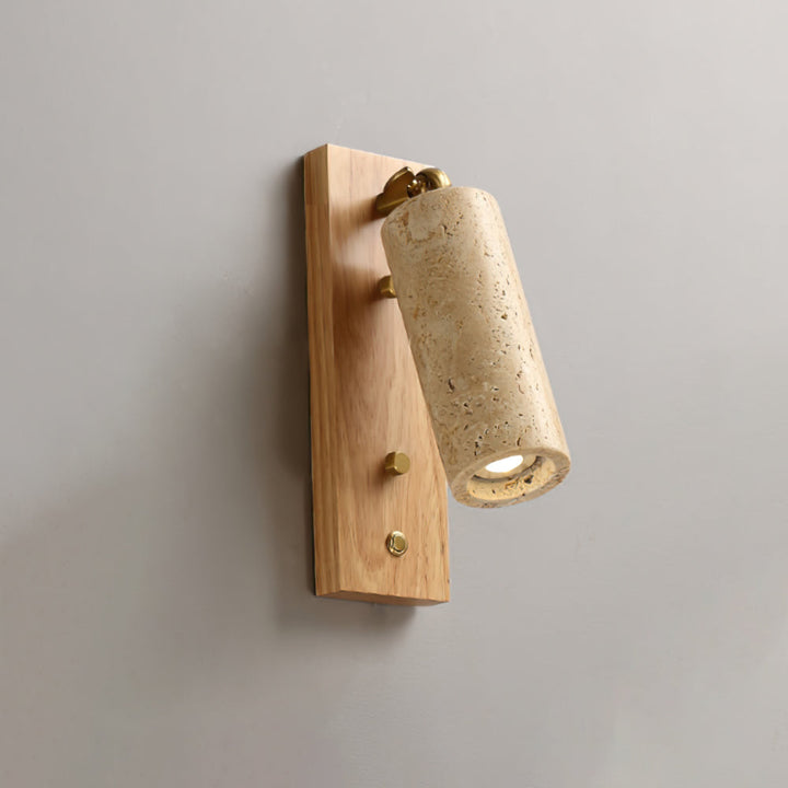Oden Travertine Wall Sconce