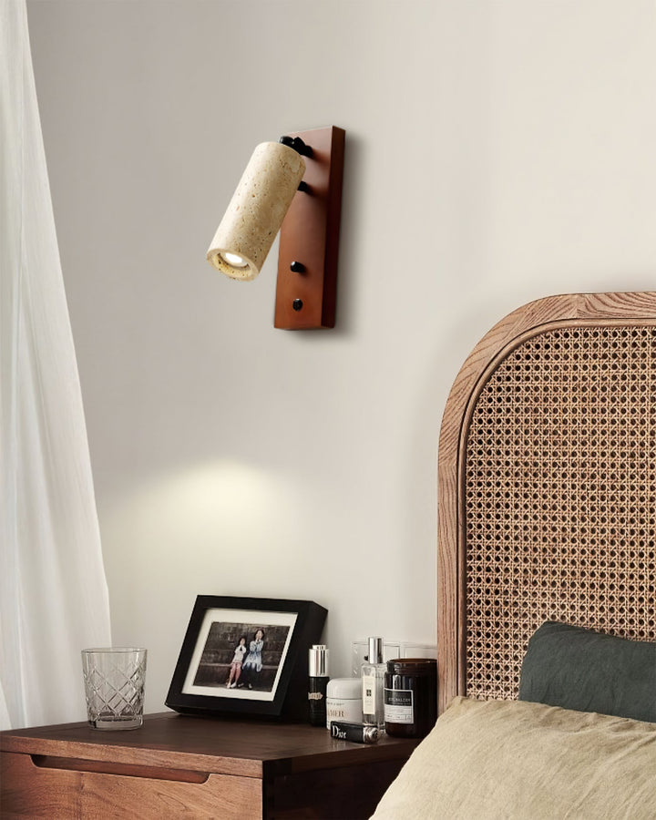 Oden Travertine Wall Sconce