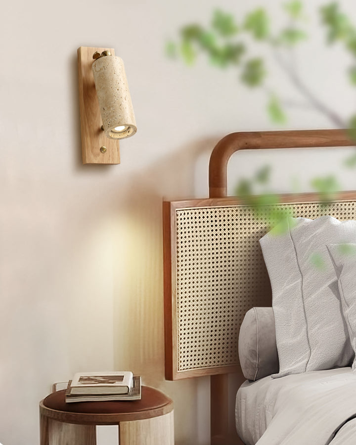 Oden Travertine Wall Sconce