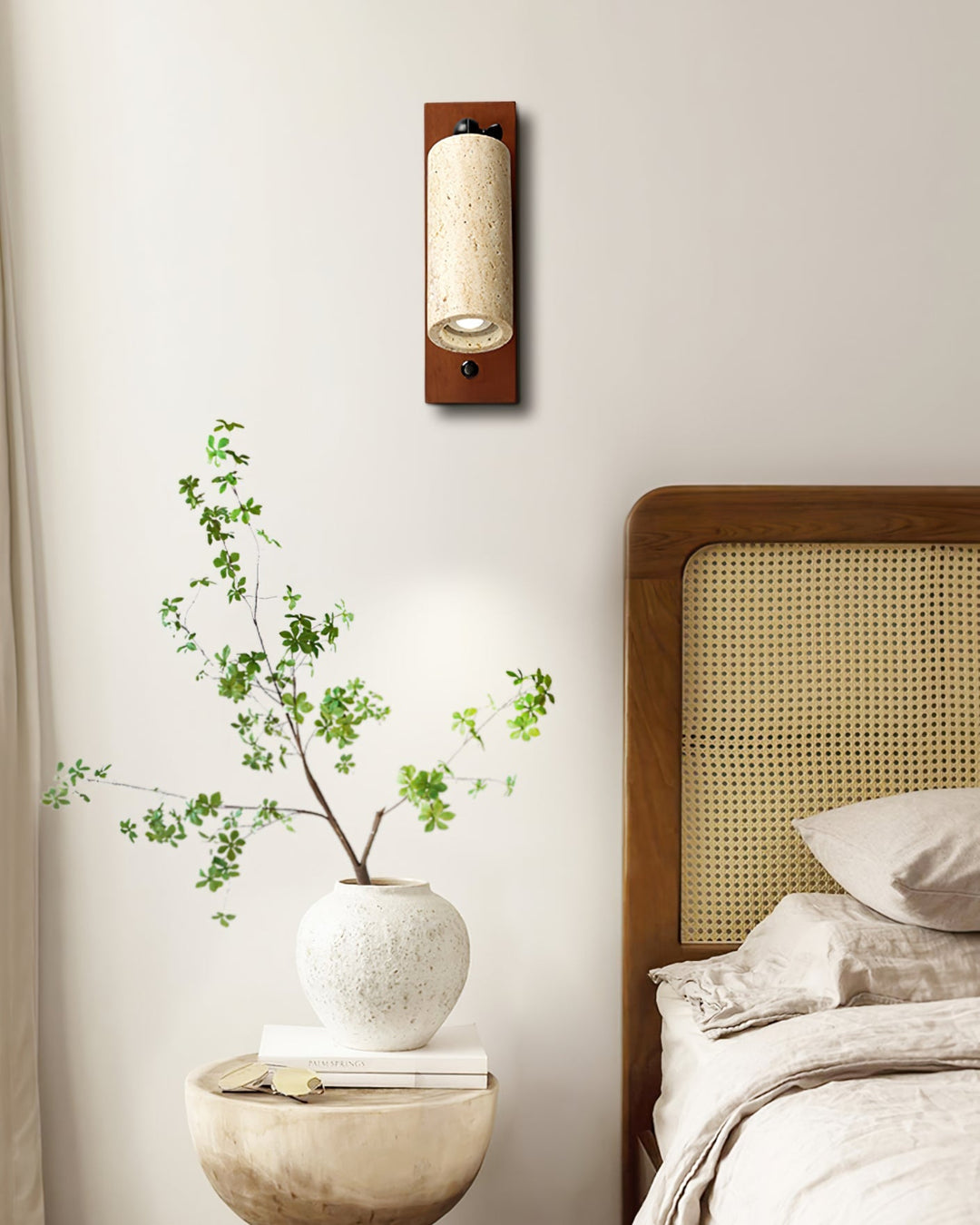 Oden Travertine Wall Sconce