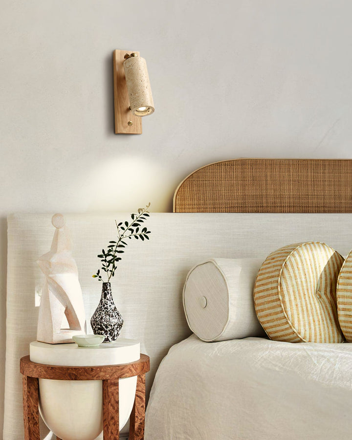 Oden Travertine Wall Sconce