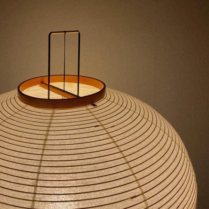 Paper Floor Lamp - Japandi, for Living Room &amp; Reading Nook | Sten