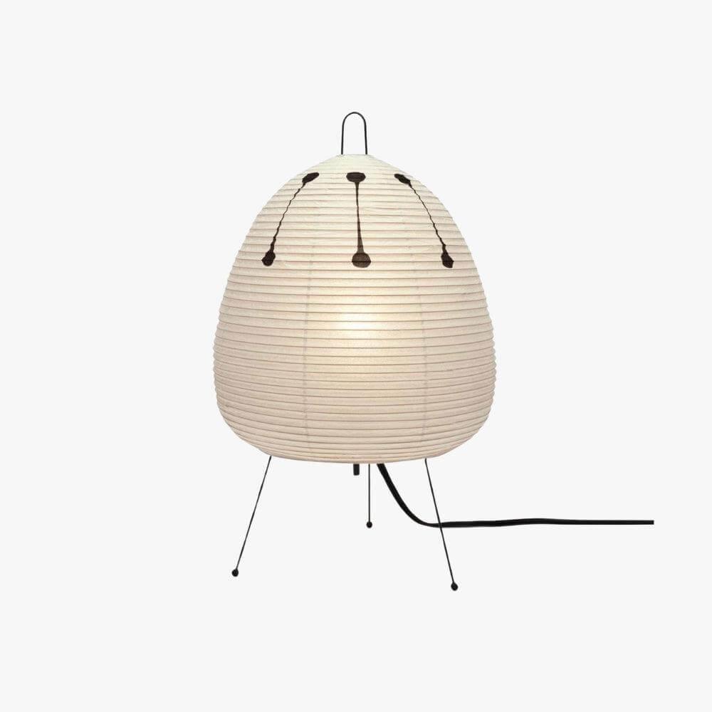 Paper Table Lamp - Japandi, for Bedside & Living Room | Ymir