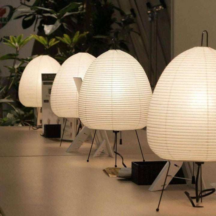 Paper Table Lamp - Japandi, for Bedside &amp; Living Room | Ymir