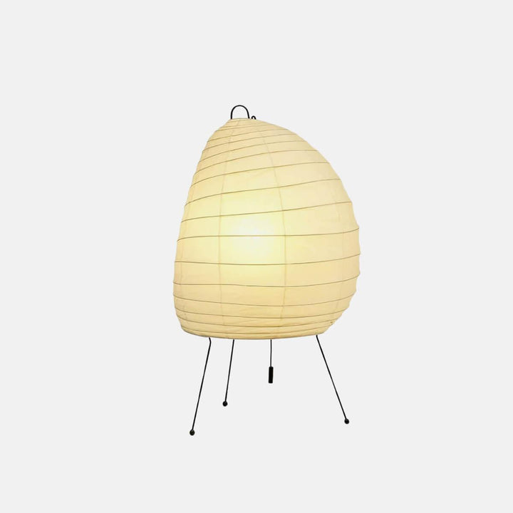 Paper Table Lamp - Japandi, for Bedside &amp; Living Room | Noa