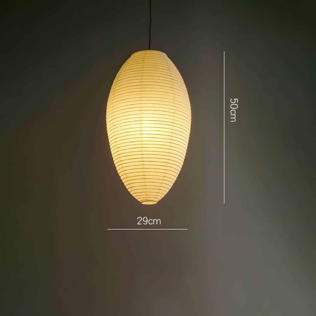 Washi Drum Pendant - Japandi Light for Kitchen Island &amp; Dining Room | Yuki