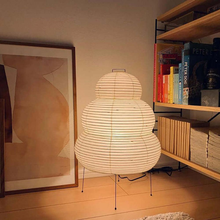 Lantern Table Lamp - Japandi, for Bedside &amp; Living Room | Hina