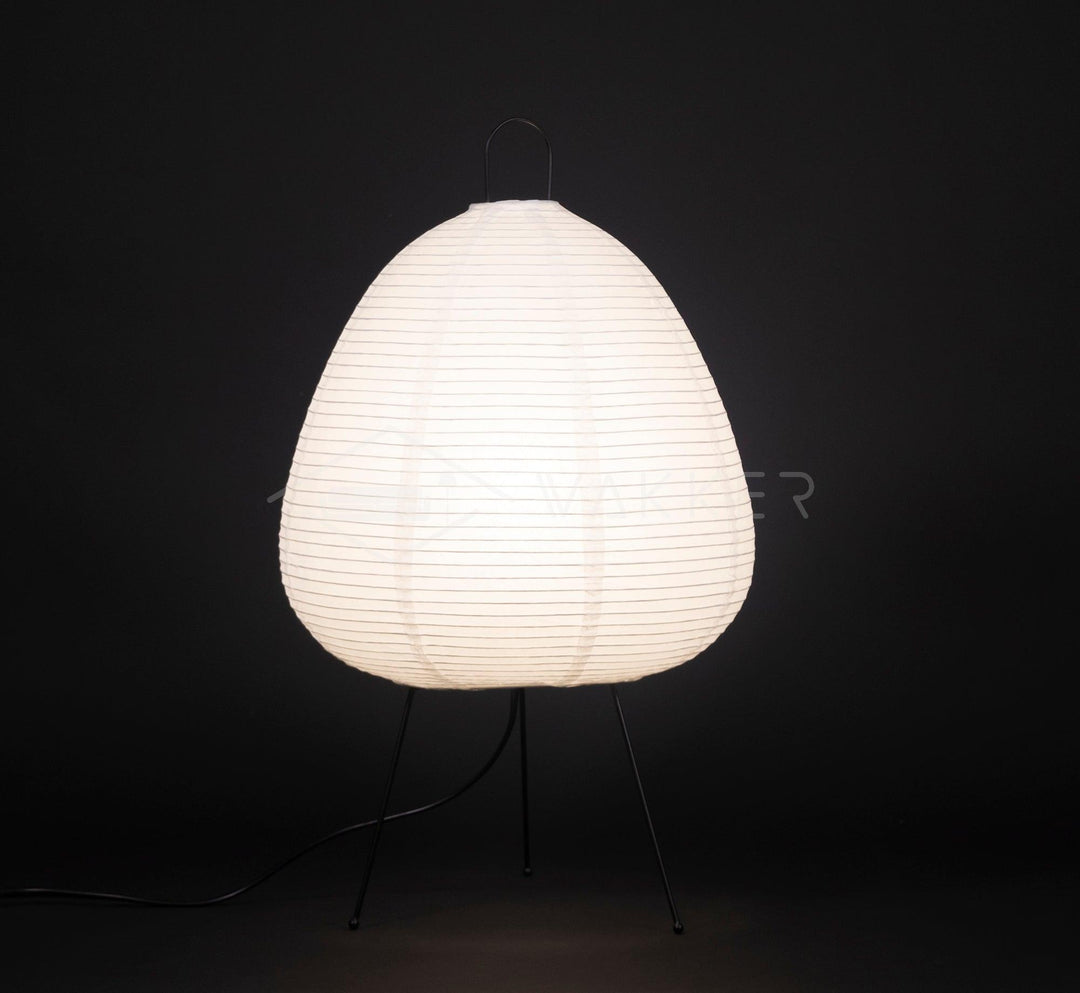 Lantern Table Lamp - Japandi, for Bedside &amp; Living Room | Hina