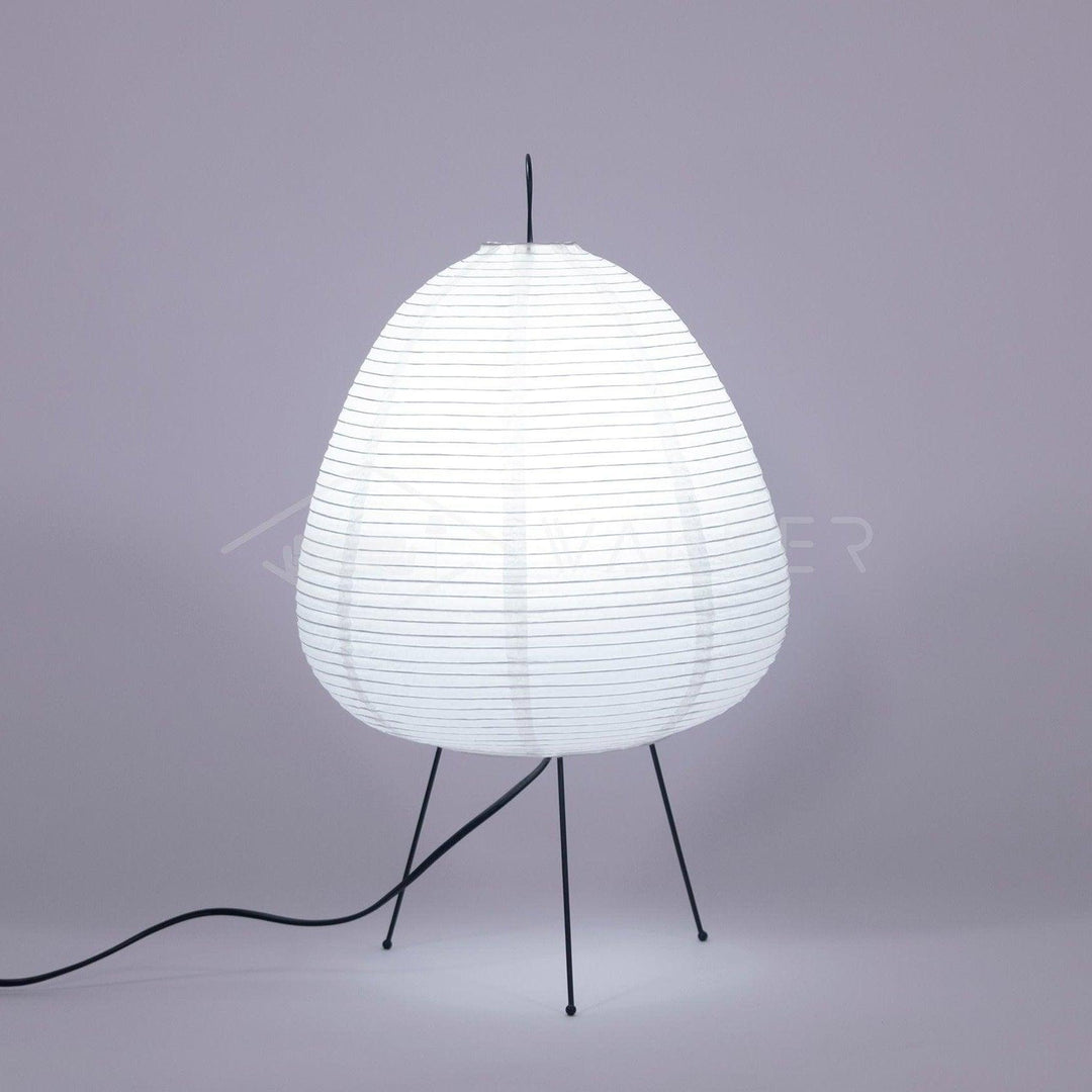 Lantern Table Lamp - Japandi, for Bedside &amp; Living Room | Hina
