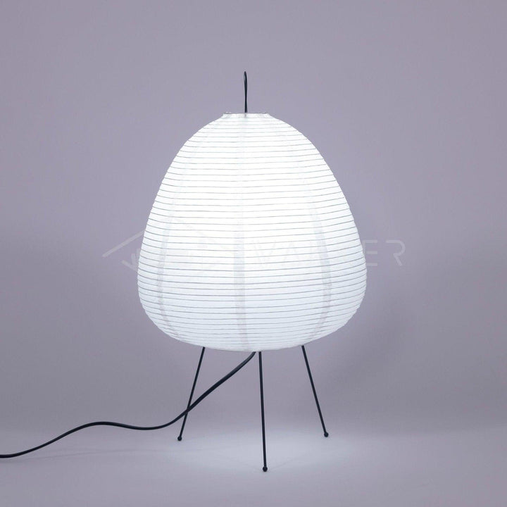 Lantern Table Lamp - Japandi, for Bedside &amp; Living Room | Hina
