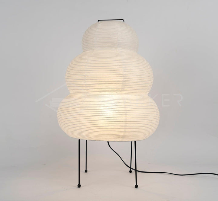 Lantern Table Lamp - Japandi, for Bedside &amp; Living Room | Hina