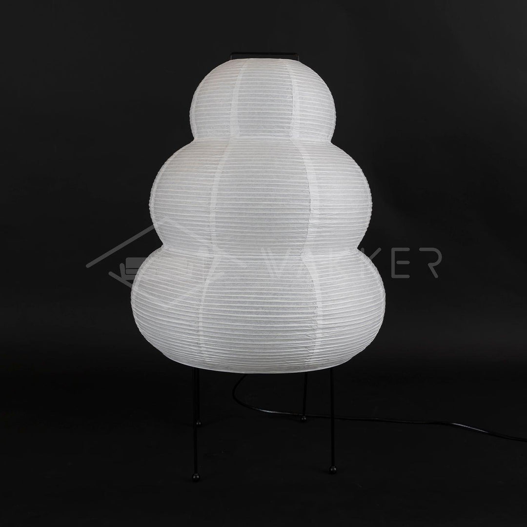 Lantern Table Lamp - Japandi, for Bedside &amp; Living Room | Hina