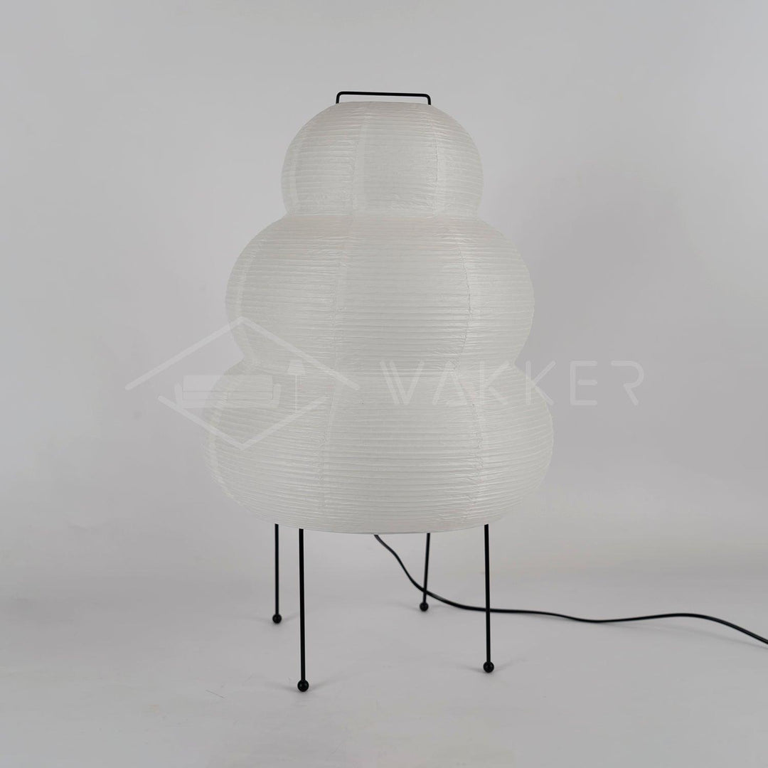 Lantern Table Lamp - Japandi, for Bedside &amp; Living Room | Hina