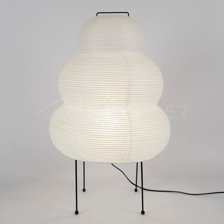 Lantern Table Lamp - Japandi, for Bedside &amp; Living Room | Hina