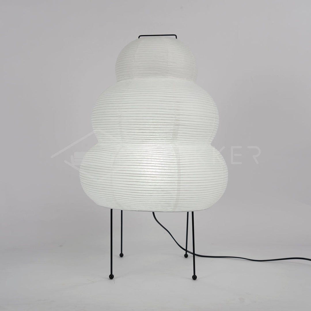 Lantern Table Lamp - Japandi, for Bedside &amp; Living Room | Hina