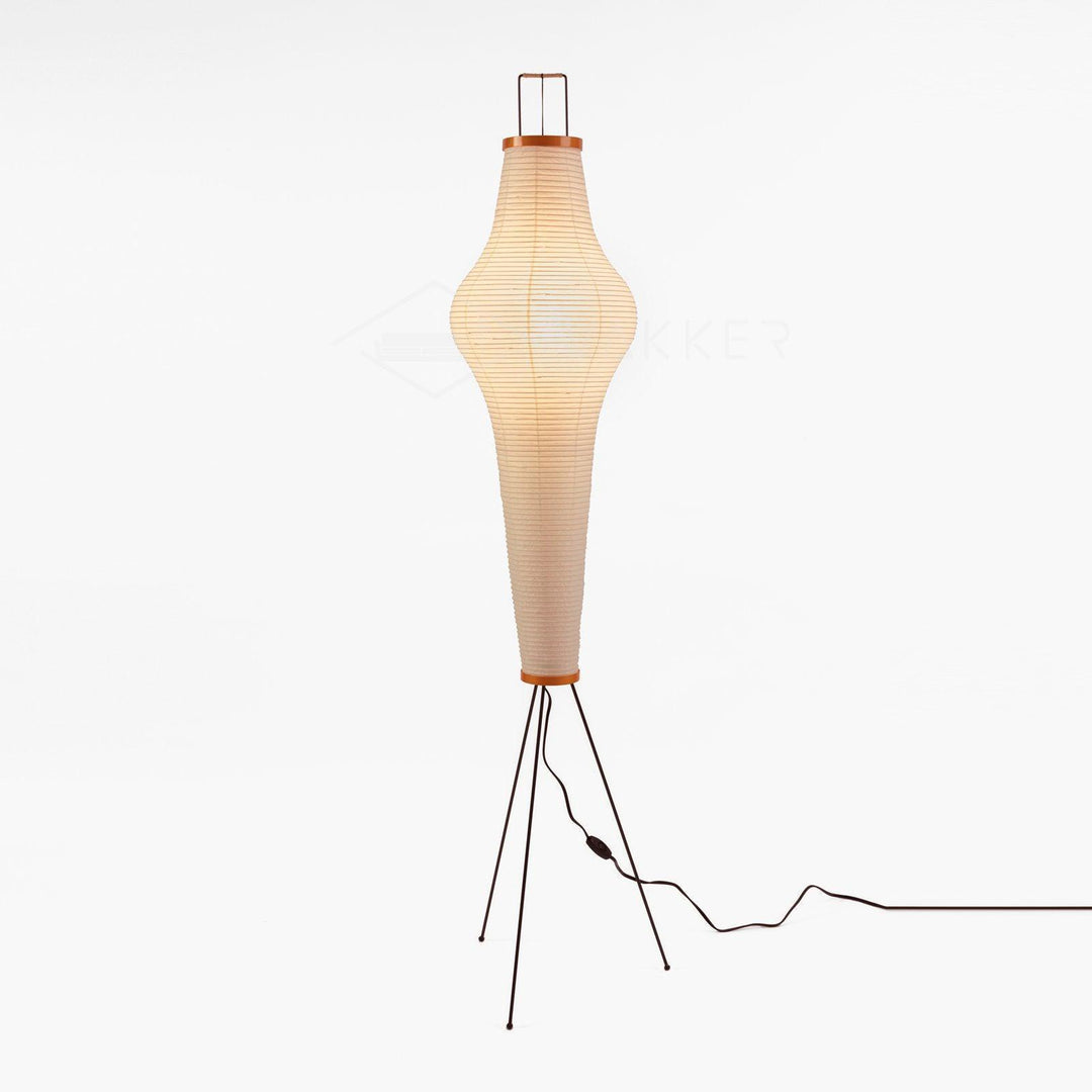 Rice Paper Floor Lamp - Japandi, for Living Room &amp; Reading Nook | Mori