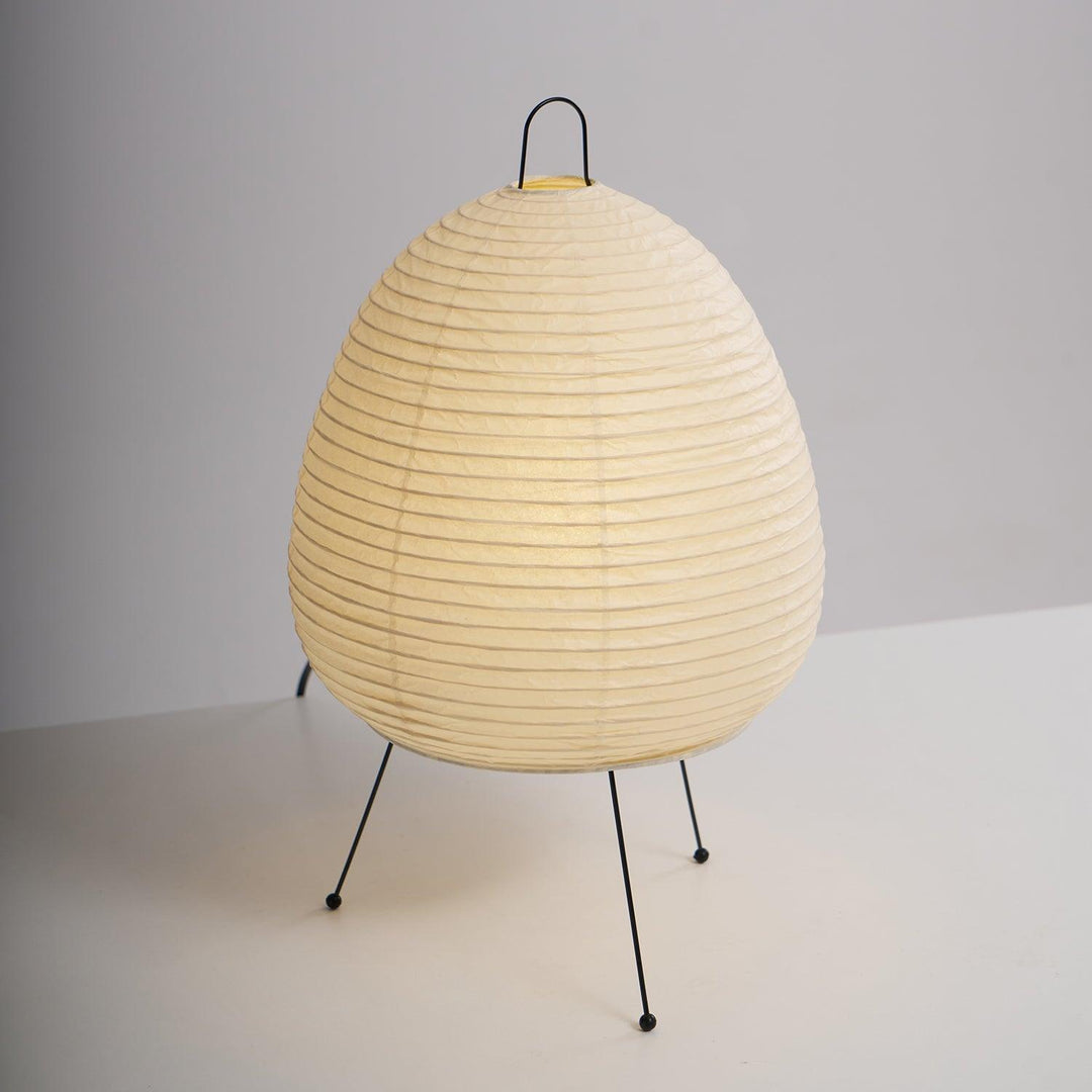 Lantern Table Lamp - Japandi, for Bedside &amp; Living Room | Hina