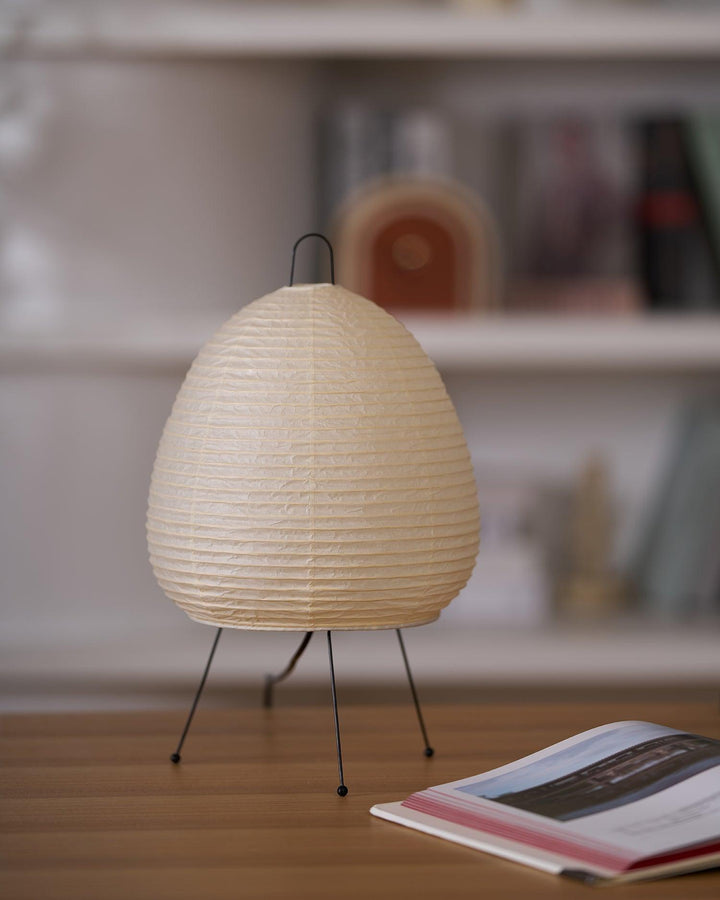 Lantern Table Lamp - Japandi, for Bedside &amp; Living Room | Hina
