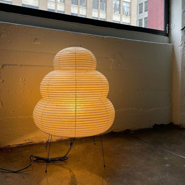 Lantern Table Lamp - Japandi, for Bedside &amp; Living Room | Hina