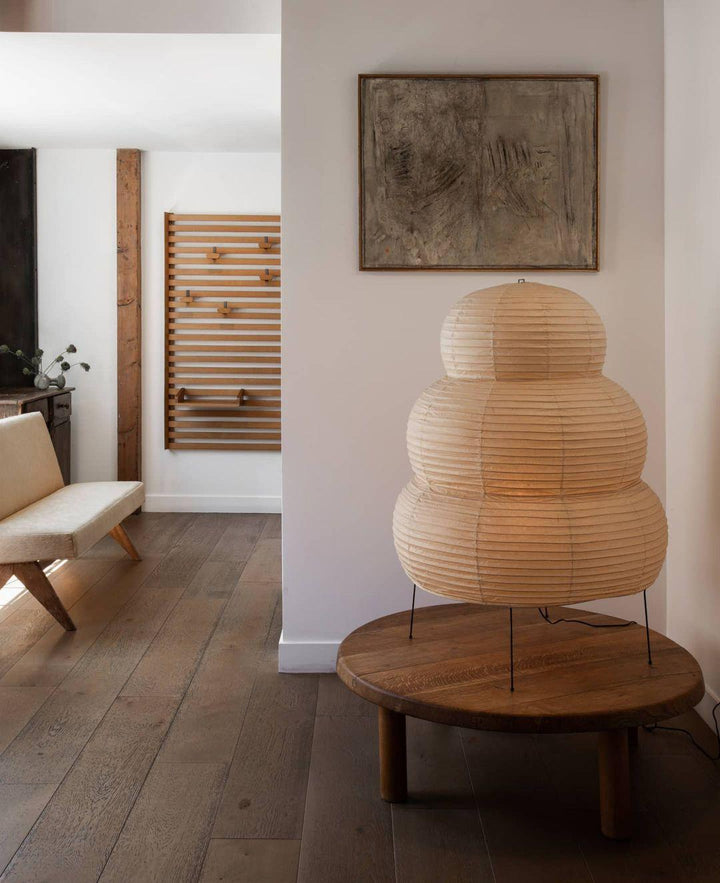 Lantern Table Lamp - Japandi, for Bedside &amp; Living Room | Hina
