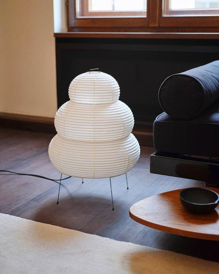 Lantern Table Lamp - Japandi, for Bedside &amp; Living Room | Hina