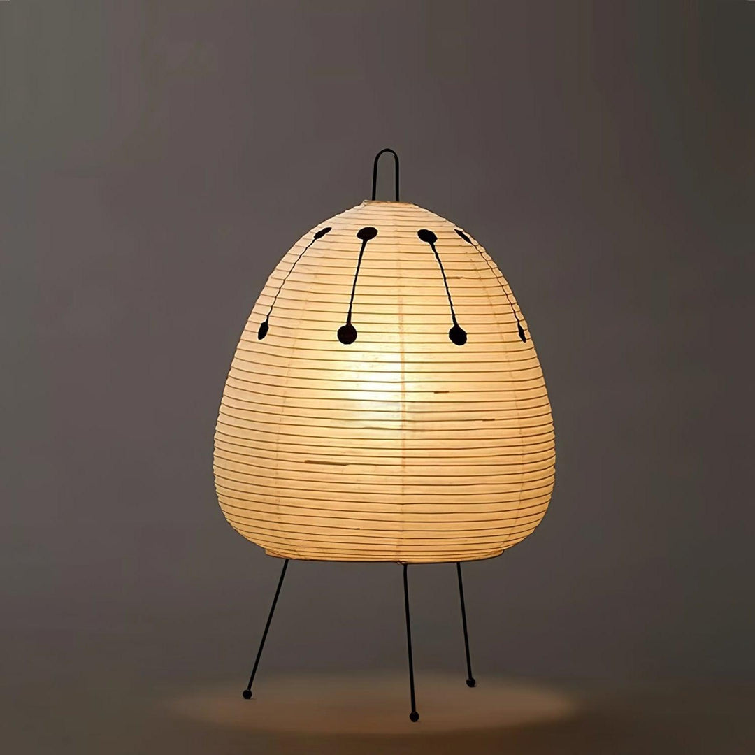 Lantern Table Lamp - Japandi, for Bedside &amp; Living Room | Hina