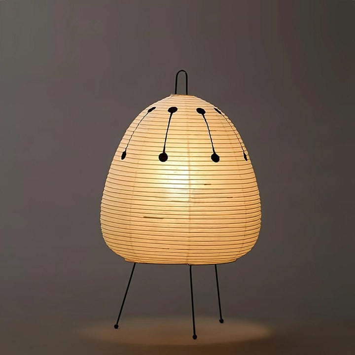 Lantern Table Lamp - Japandi, for Bedside &amp; Living Room | Hina