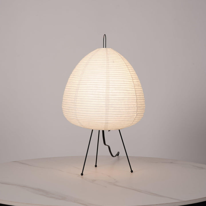 Lantern Table Lamp - Japandi, for Bedside &amp; Living Room | Hina