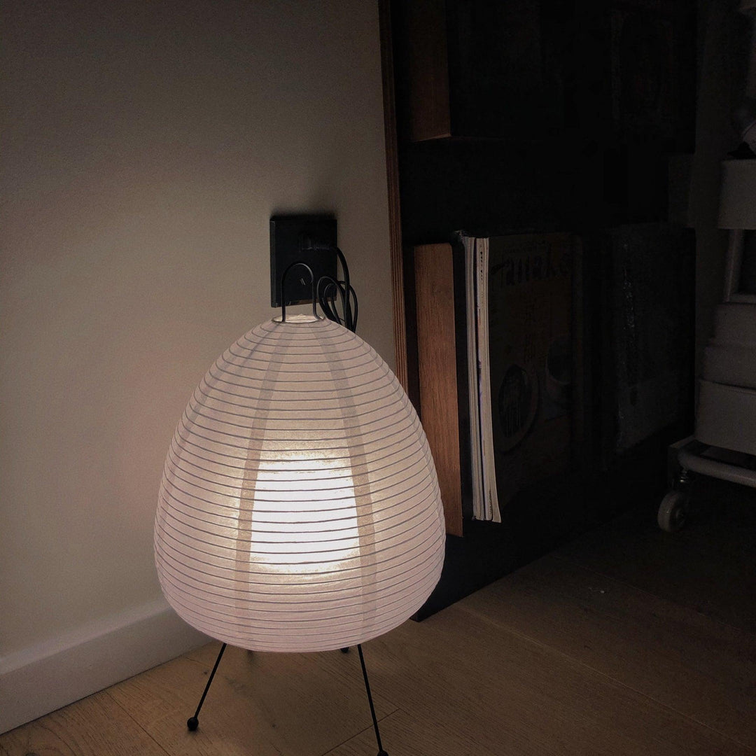 Lantern Table Lamp - Japandi, for Bedside &amp; Living Room | Hina