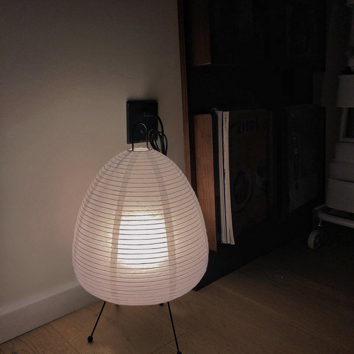 Lantern Table Lamp - Japandi, for Bedside &amp; Living Room | Hina