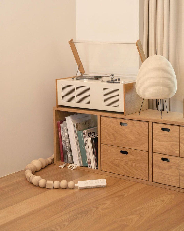 Lantern Table Lamp - Japandi, for Bedside &amp; Living Room | Hina
