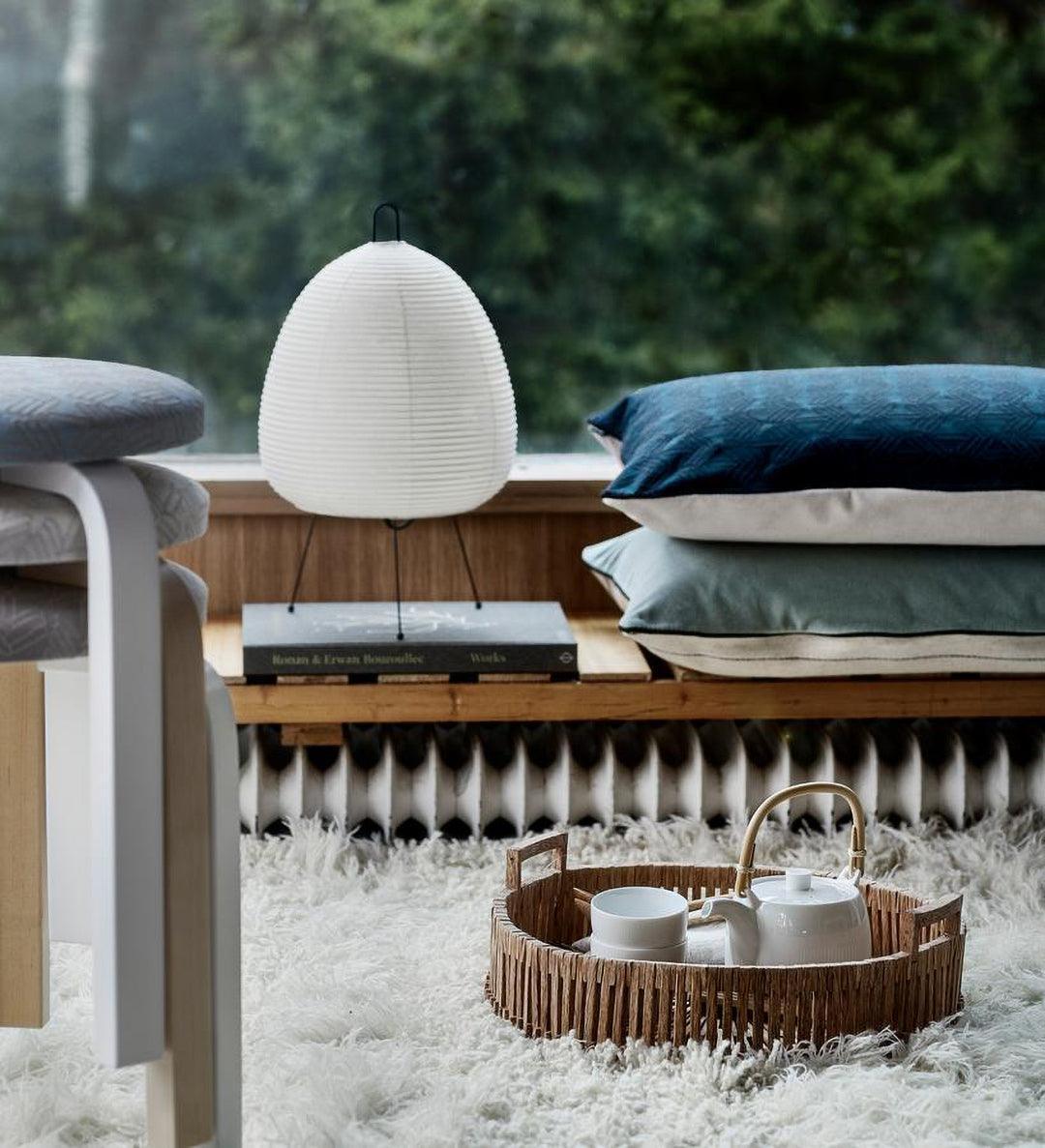 Lantern Table Lamp - Japandi, for Bedside &amp; Living Room | Hina