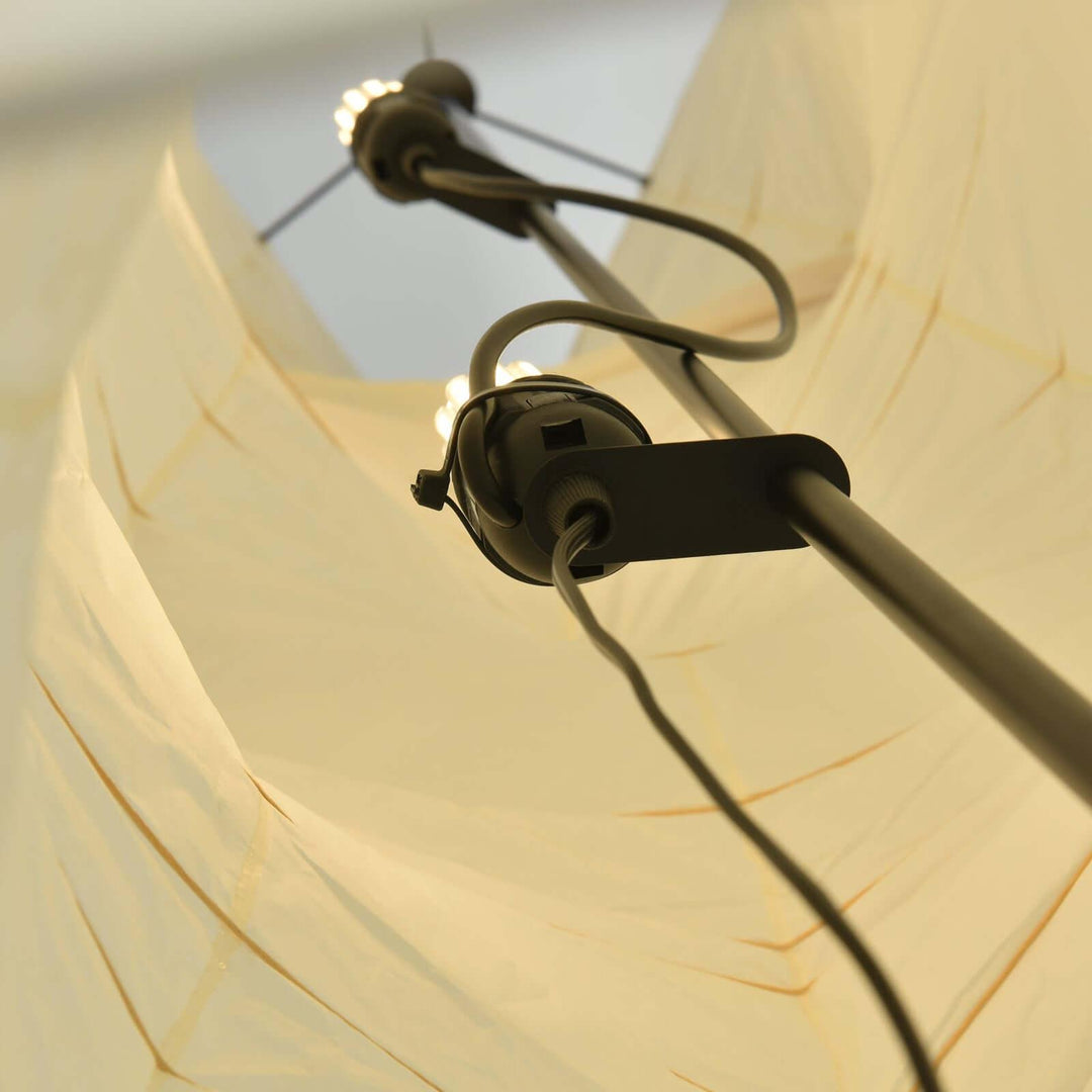 Paper Floor Lamp - Japandi, for Living Room &amp; Reading Nook | Joren