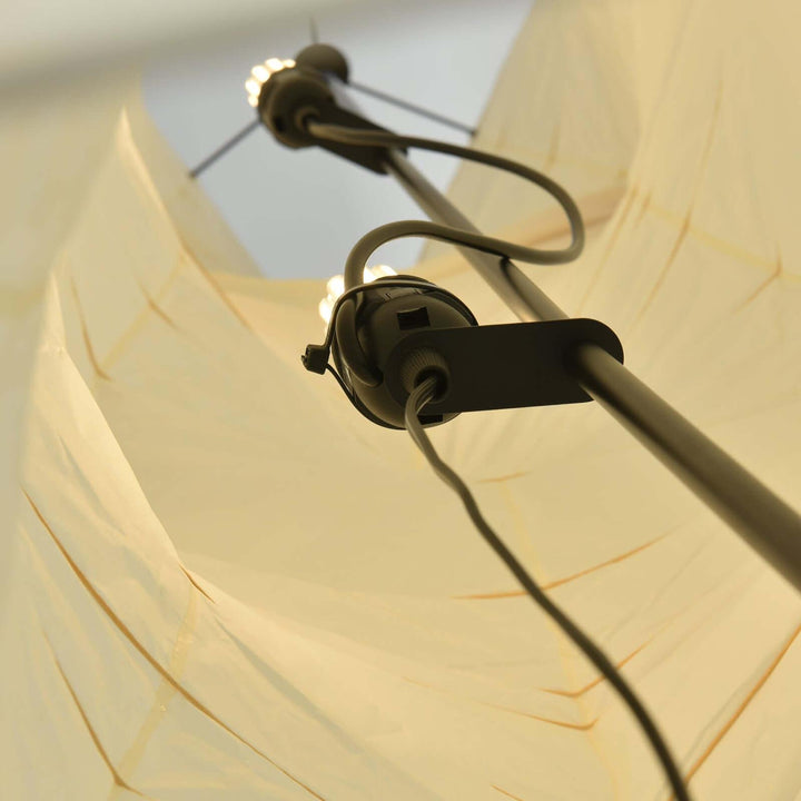 Paper Floor Lamp - Japandi, for Living Room &amp; Reading Nook | Joren
