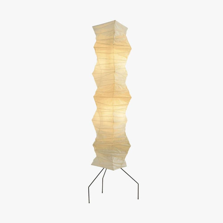 Paper Floor Lamp - Japandi, for Living Room &amp; Reading Nook | Joren