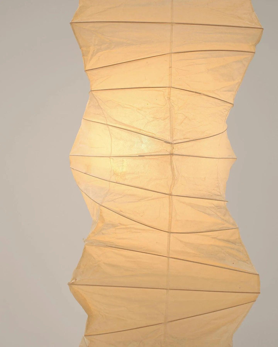 Rice Paper Floor Lamp - Japandi, for Living Room &amp; Reading Nook