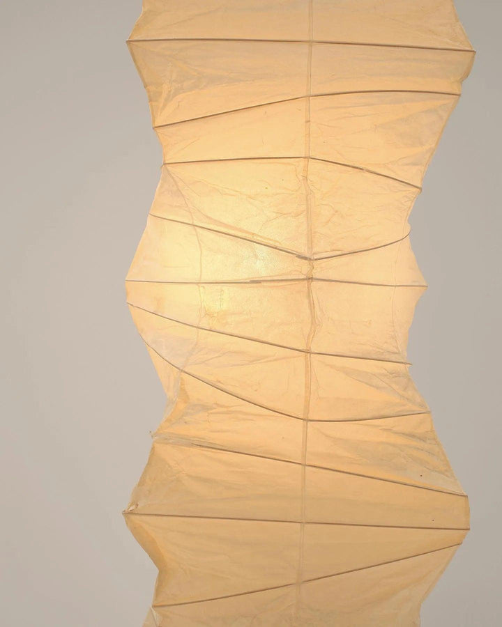 Rice Paper Floor Lamp - Japandi, for Living Room &amp; Reading Nook