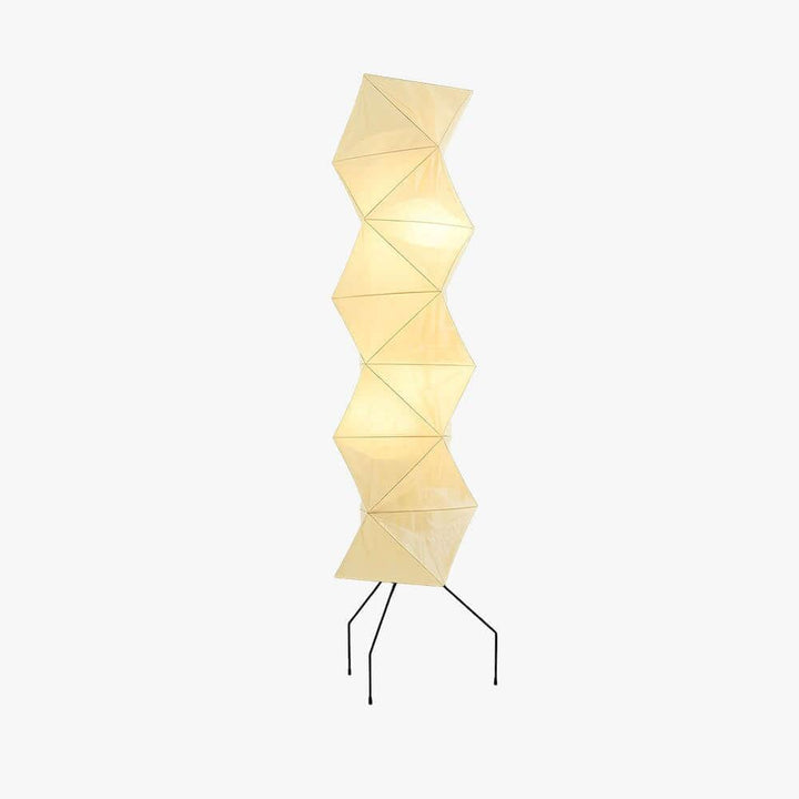 Paper Floor Lamp - Japandi, for Living Room &amp; Reading Nook | Quint
