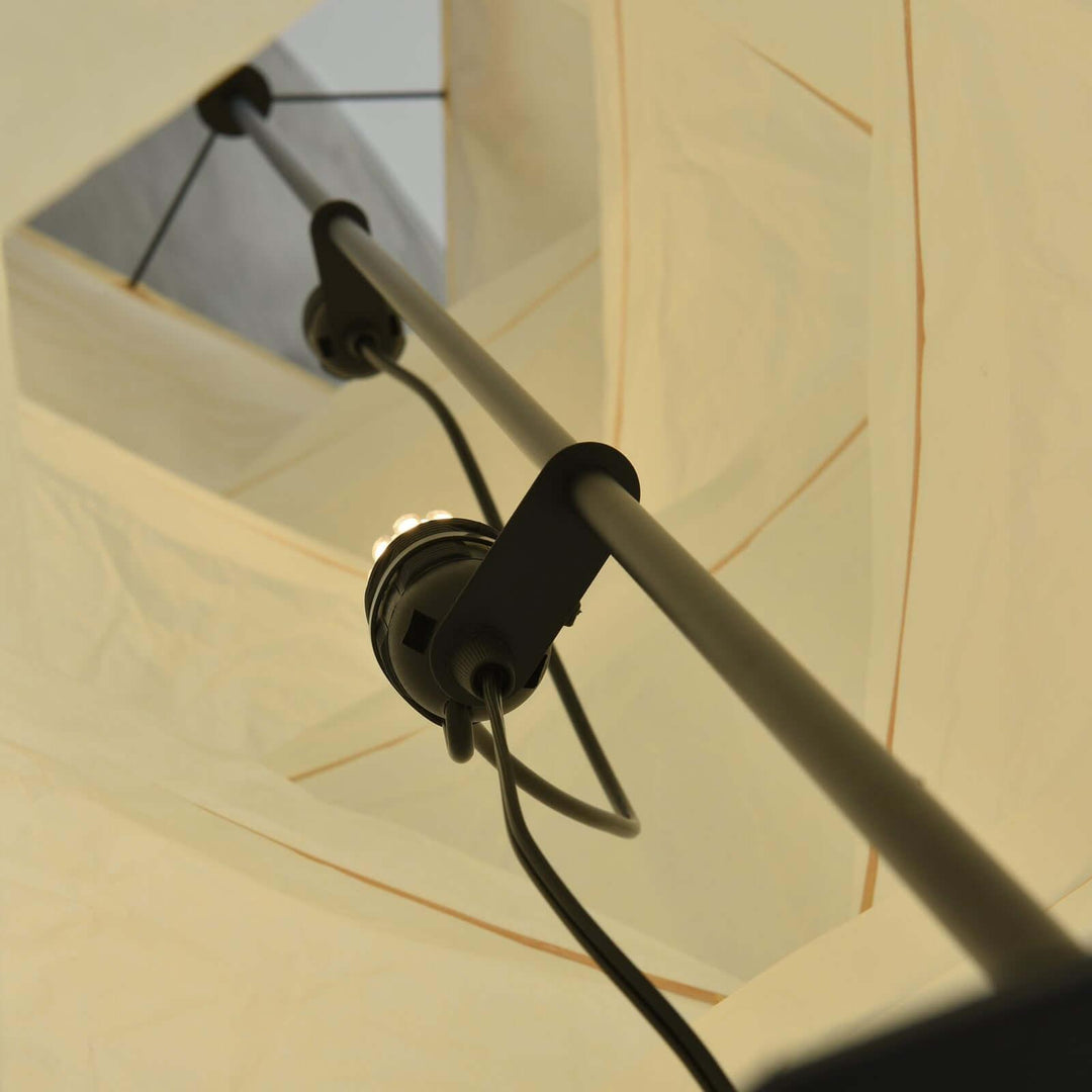 Paper Floor Lamp - Japandi, for Living Room &amp; Reading Nook | Quint