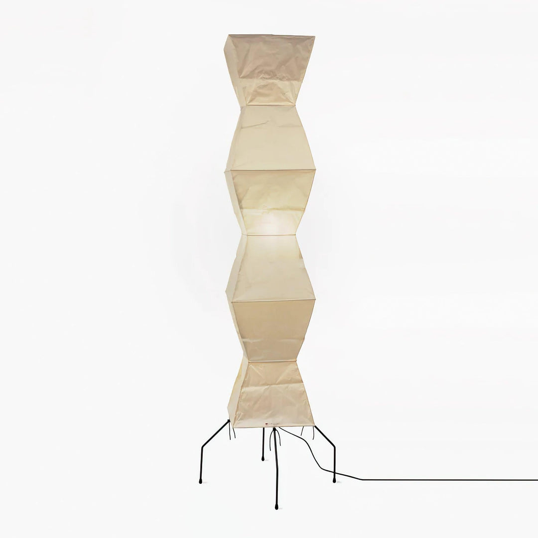 Rice Paper Floor Lamp - Japandi, for Living Room &amp; Reading Nook