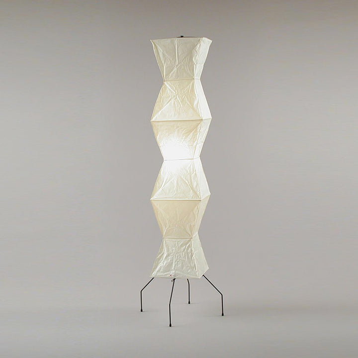 Rice Paper Floor Lamp - Japandi, for Living Room &amp; Reading Nook