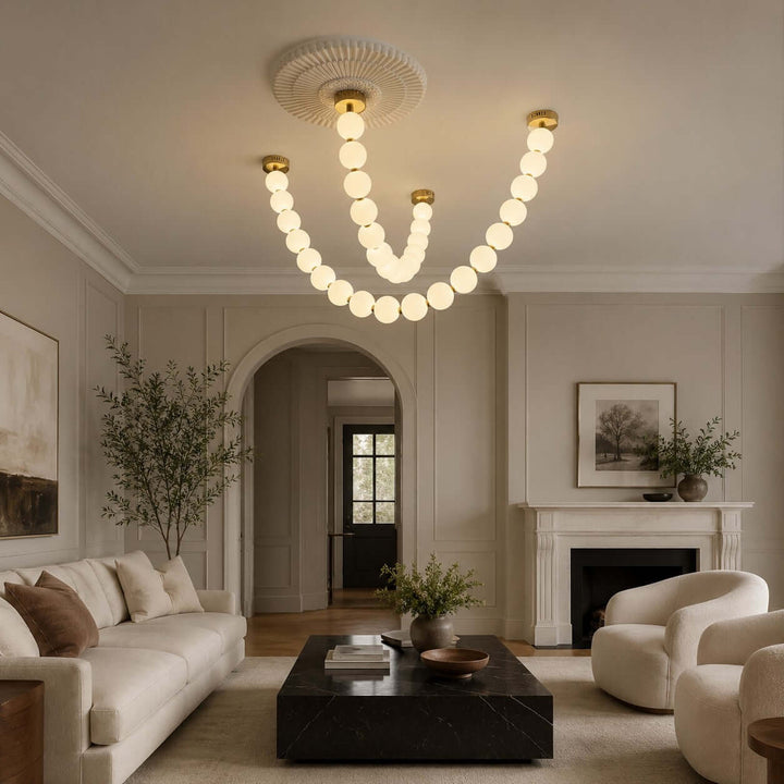 Aren Pearl Strand Chandelier