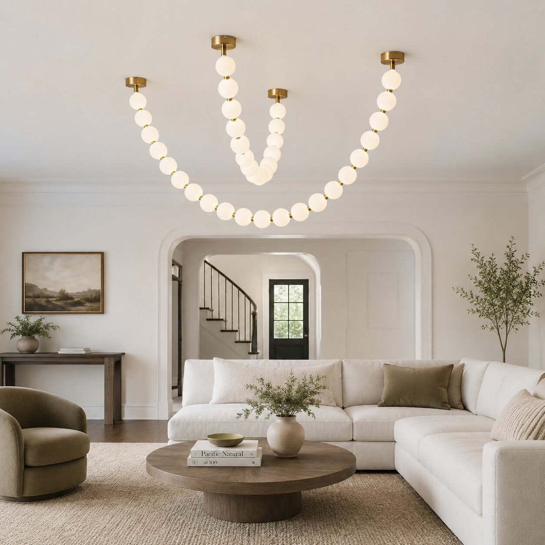 Aren Pearl Strand Chandelier
