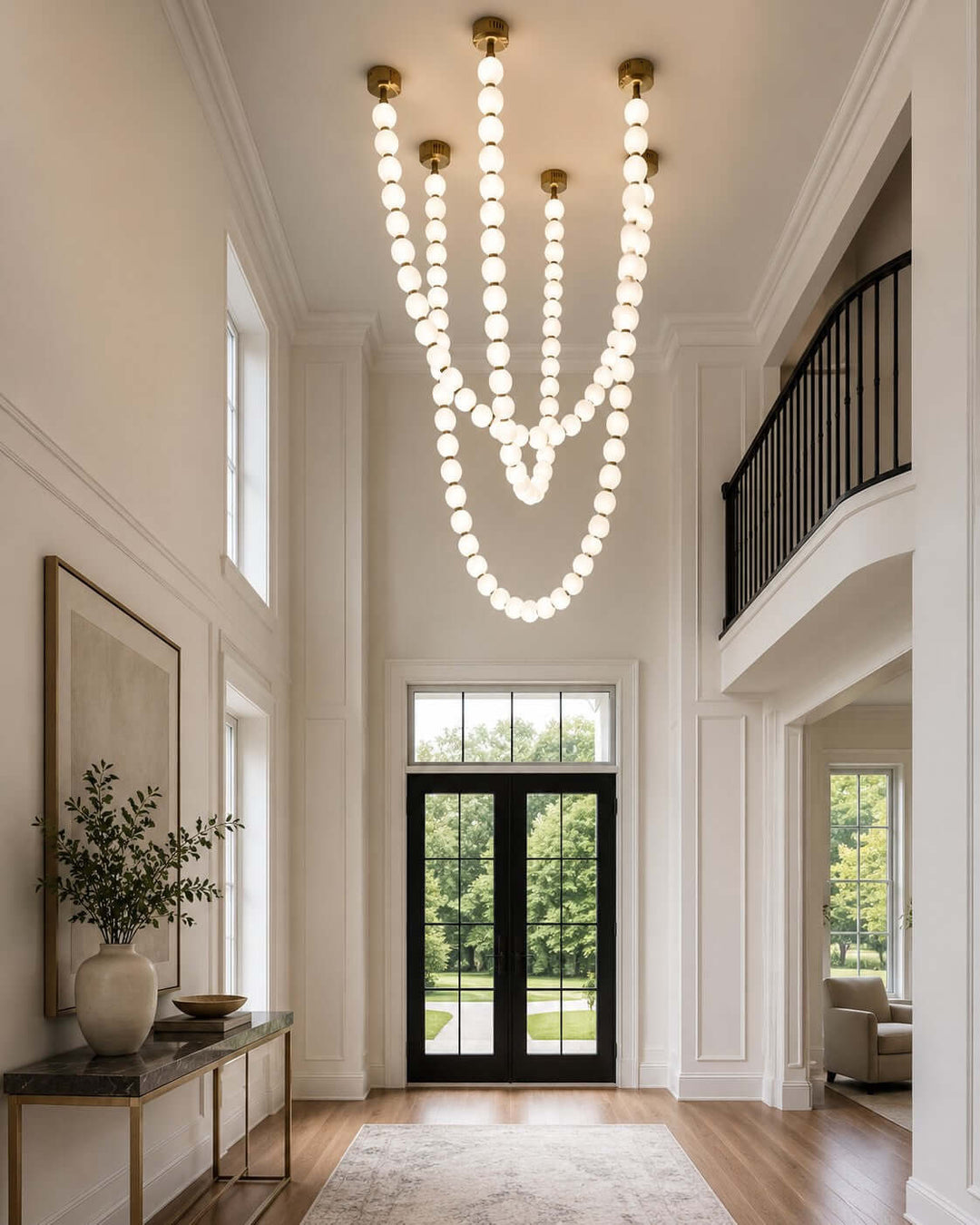 Aren Pearl Strand Chandelier
