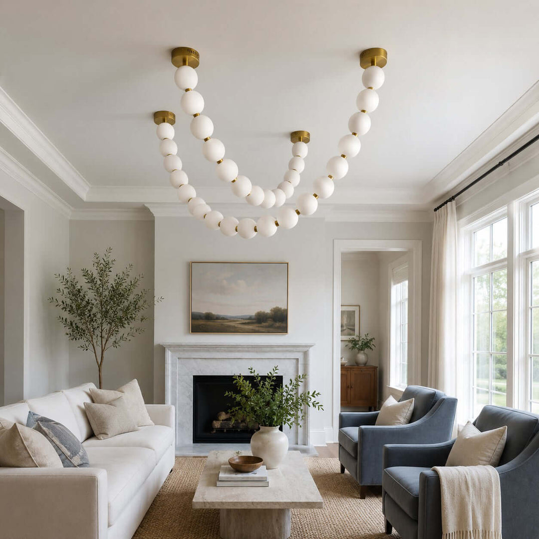 Aren Pearl Strand Chandelier
